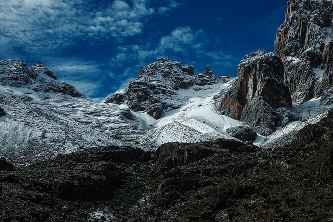 4 Day Mount Kenya Trek Up Chogoria Down Sirimon - Day 2: Moorland and Lake Michaelson at 4,200 meters