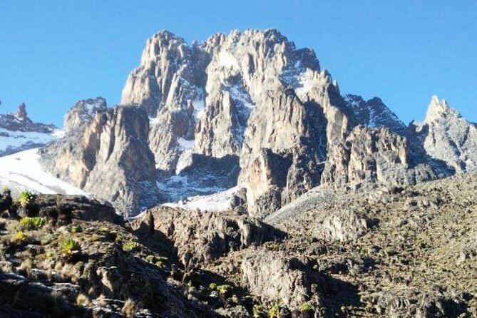 4 Days Mt Kenya Climb, Chogoria Route up and out Sirimon route - Four days, two routes, one changing view