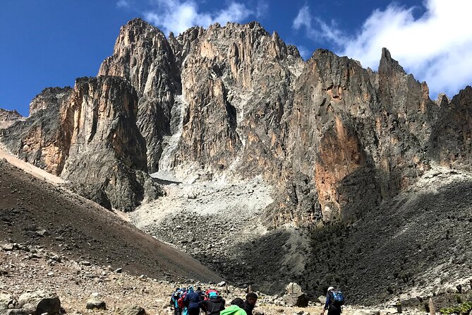 5 Days Mt. Kenya Sirimon route out Chogoria Route with Peak Circuit - Day two: Old Moses to Shipton’s Camp