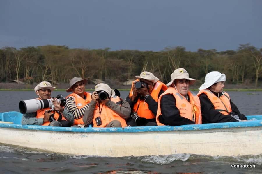 A day tour; Lake Nakuru national park& L. Naivasha Boat ride - A boat ride on freshwater Lake Naivasha
