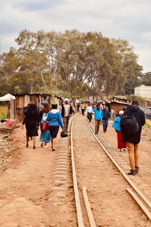 A Visit To KIBERA The Chocolate City. - Riding public transport into Kibera
