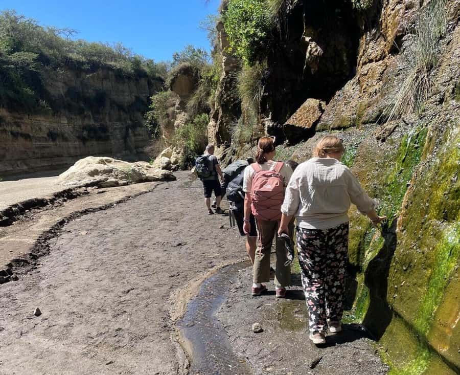 Daily Hell's gate National Park Ebike Cycling - The Ol-Njorowa Gorge walk to Pride Rock
