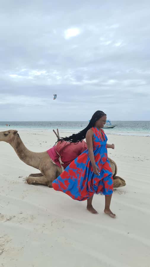 DIANI: BEACH CAMEL RIDE - Thirty minutes along the Diani shoreline