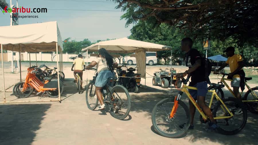 Diani Beach: Village tour on a bike with hotel pick-up - Riding through Ukunda and local streets