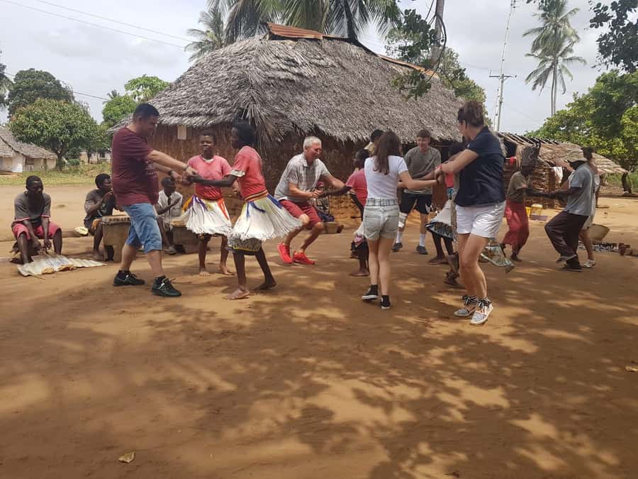 Diani: Giriama Cultural Dance Show and Local Village Tour - A school beneath a giant baobab