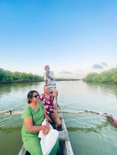 Sunset Canoe Tour along the River with Mangroves