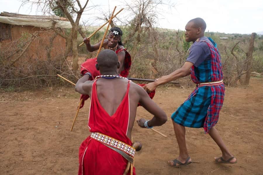 Masai Cultural Village Day Tour From From Nairobi - Traditional dance, songs, and the craft stop