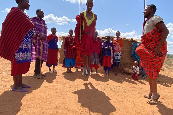 Masai village Day Tour Experience - Meeting Maasai community members outside Nairobi