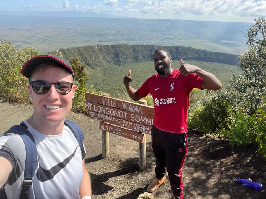 Mt Longonot National park Day Hike - At the rim, the crater becomes the main event