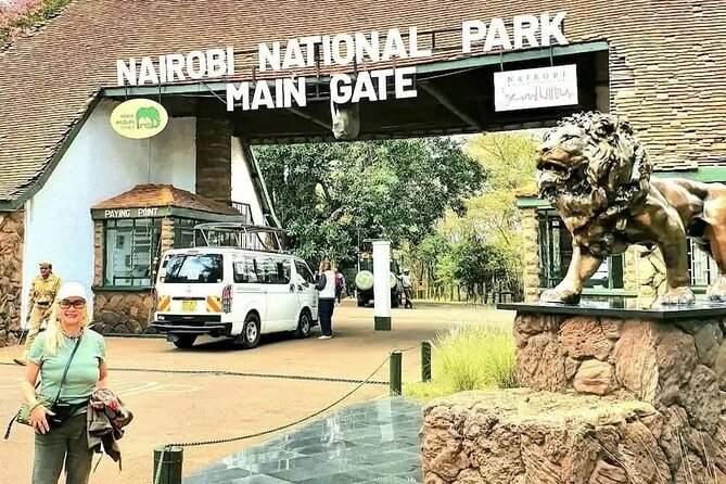 Nairobi National Park Half Day with Pickup - Nairobi National Park with skyscrapers in the distance