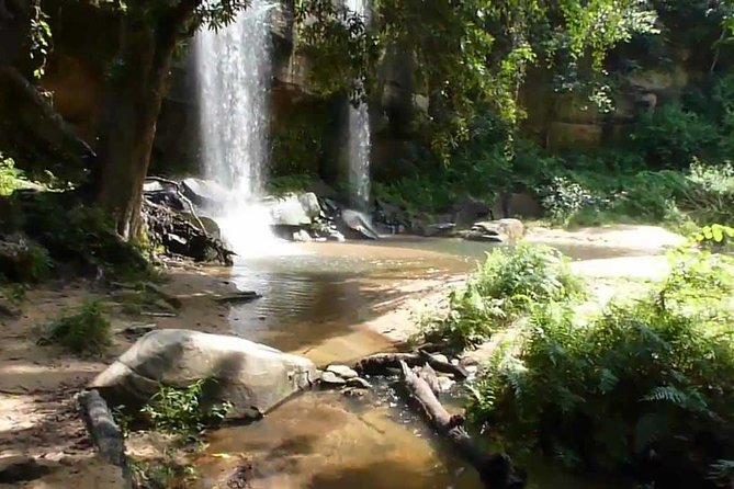 Shimba Hills Excursion - Shimba Lodge and its waterhole view