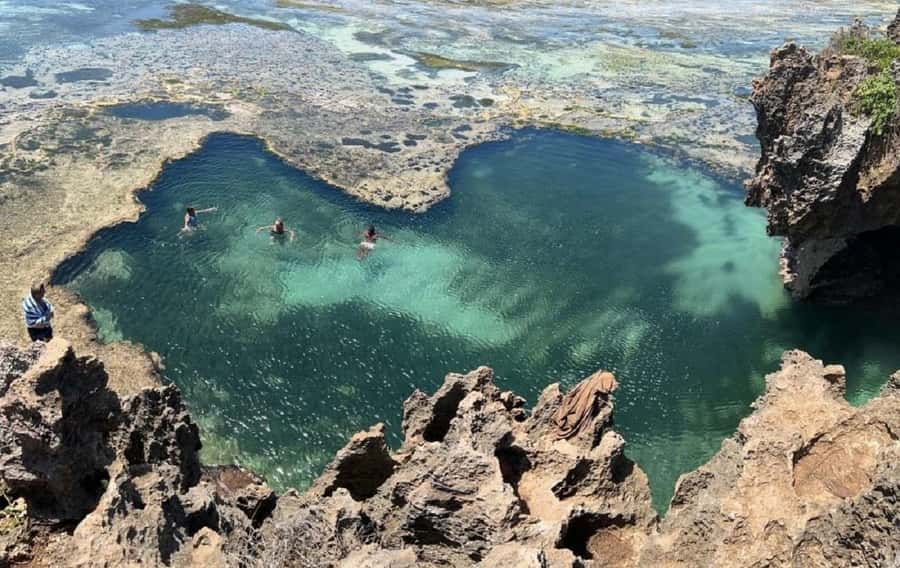 Tiwi Beach: Guided Tour to the African Pool - From Diani Beach to Tiwi by tuk-tuk
