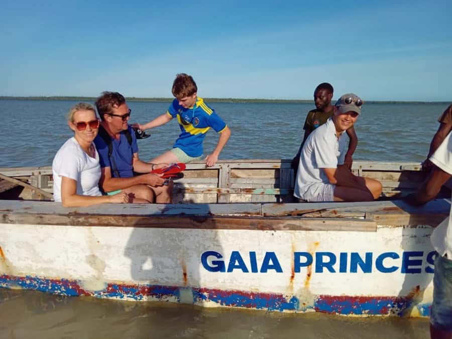 Watamu: Sunset Mangrove Canoe Tour with Coconut Drink - Sunset behind Green Island